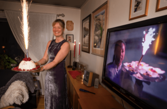 När man firar nobelfest måste naturligtvis efterrätten vara något extra