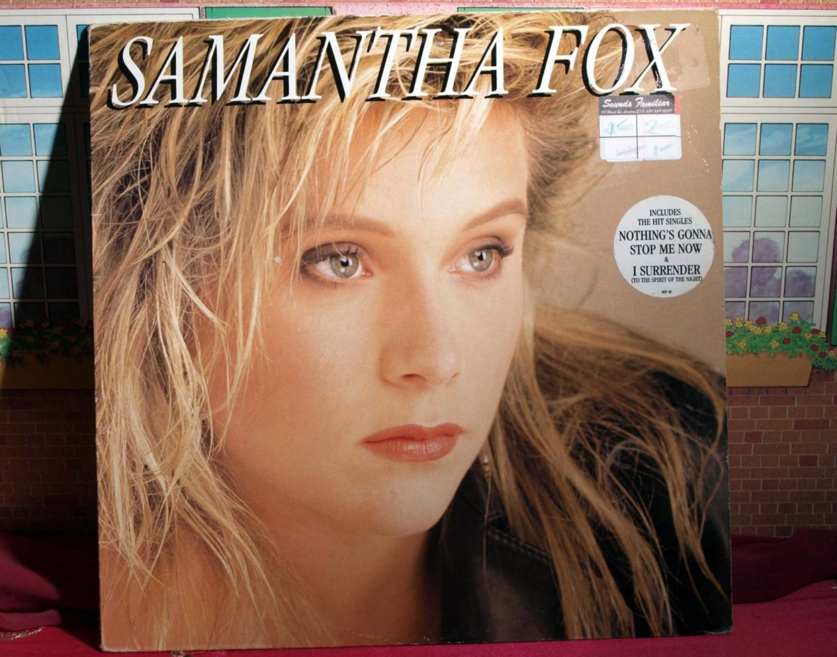 LP omslag till Samantha Foxs album