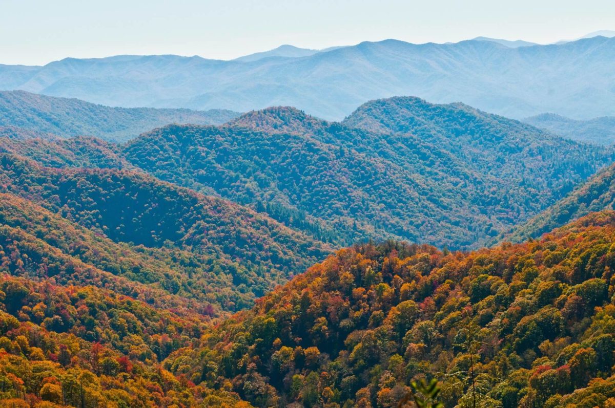 Autumn landscape appalachian trail