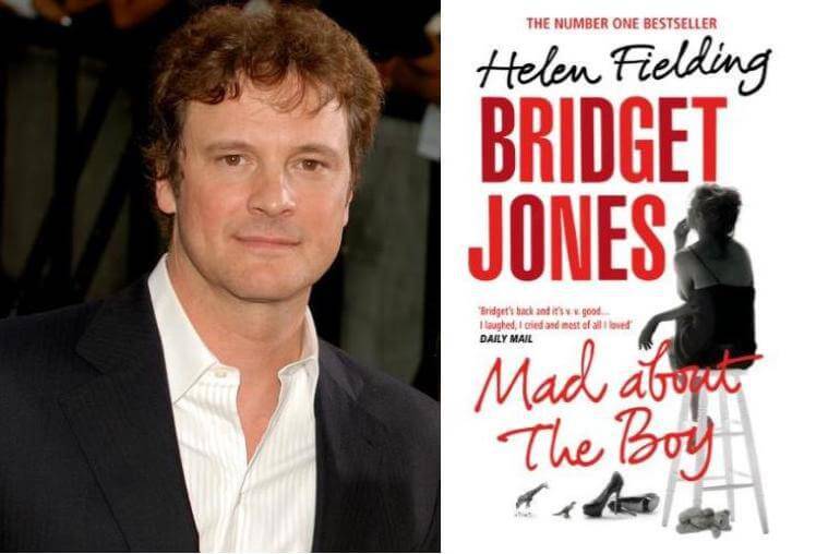 Colin Firth och boken Mad about the boy
