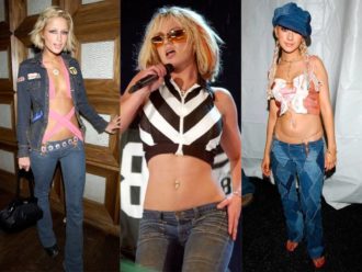 Kändisar med låga jeans