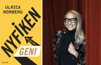 Bokomslag och porträtt av Ulrika Norberg