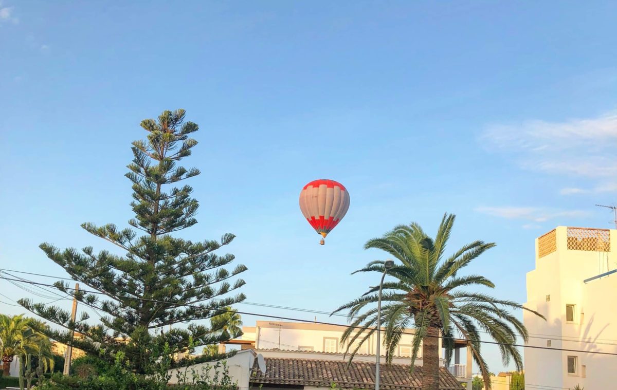 Luftballongsfärd på Mallorca