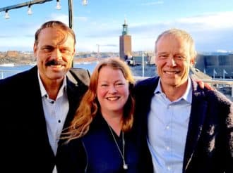 I.S.A.A.C. - International Space Asset Acceleration Company: Mattias Hansson, Cecilia Hertz och astronaut Christer Fuglesang